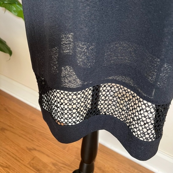 NEW Maryan Mehlhorn Black Swim Suit Cover Up Sz L - Picture 6 of 8